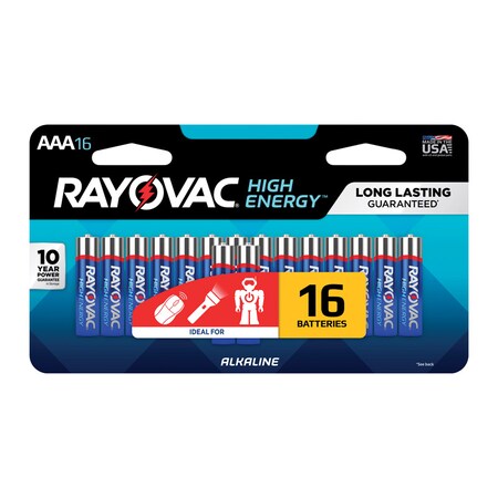 Rayovac Alk Battery Aaa Rayo 16Pk 824-16LTK